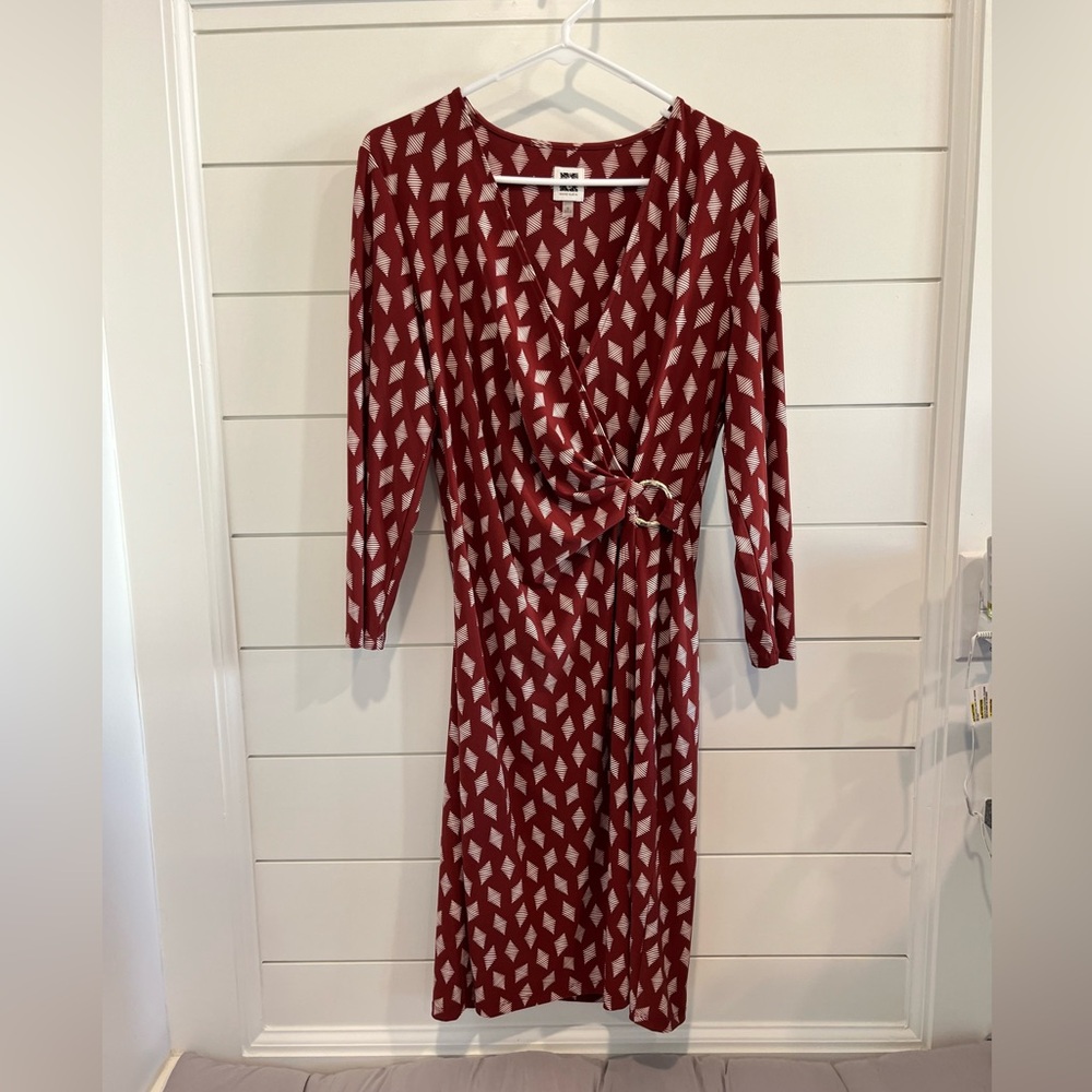 FAUX WRAP DRESS - Picture 2 of 6